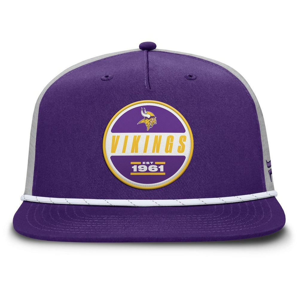 Minnesota Vikings Edge Rush Trucker Adjustable Hat Purple/Gray