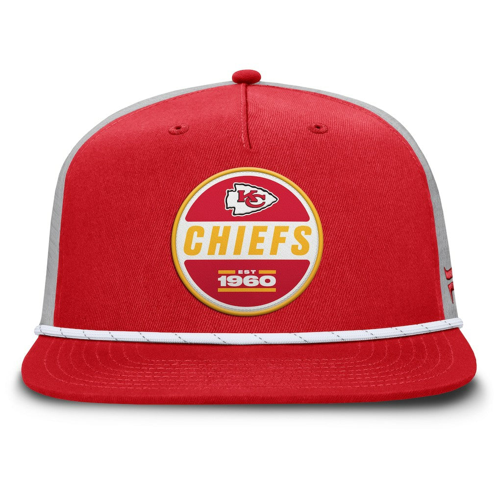 Kansas City Chiefs Edge Rush Trucker Adjustable Hat Red/Gray