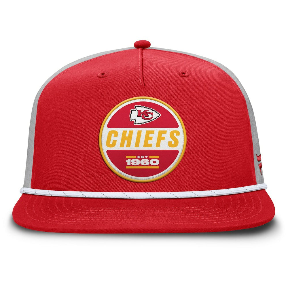 Kansas City Chiefs Edge Rush Trucker Adjustable Hat Red/Gray
