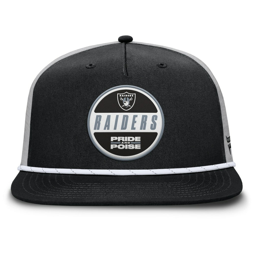Las Vegas Raiders Edge Rush Trucker Adjustable Hat Black/Gray