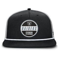 Las Vegas Raiders Edge Rush Trucker Adjustable Hat Black/Gray