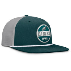 Philadelphia Eagles Edge Rush Trucker Adjustable Hat Midnight Green/Gray
