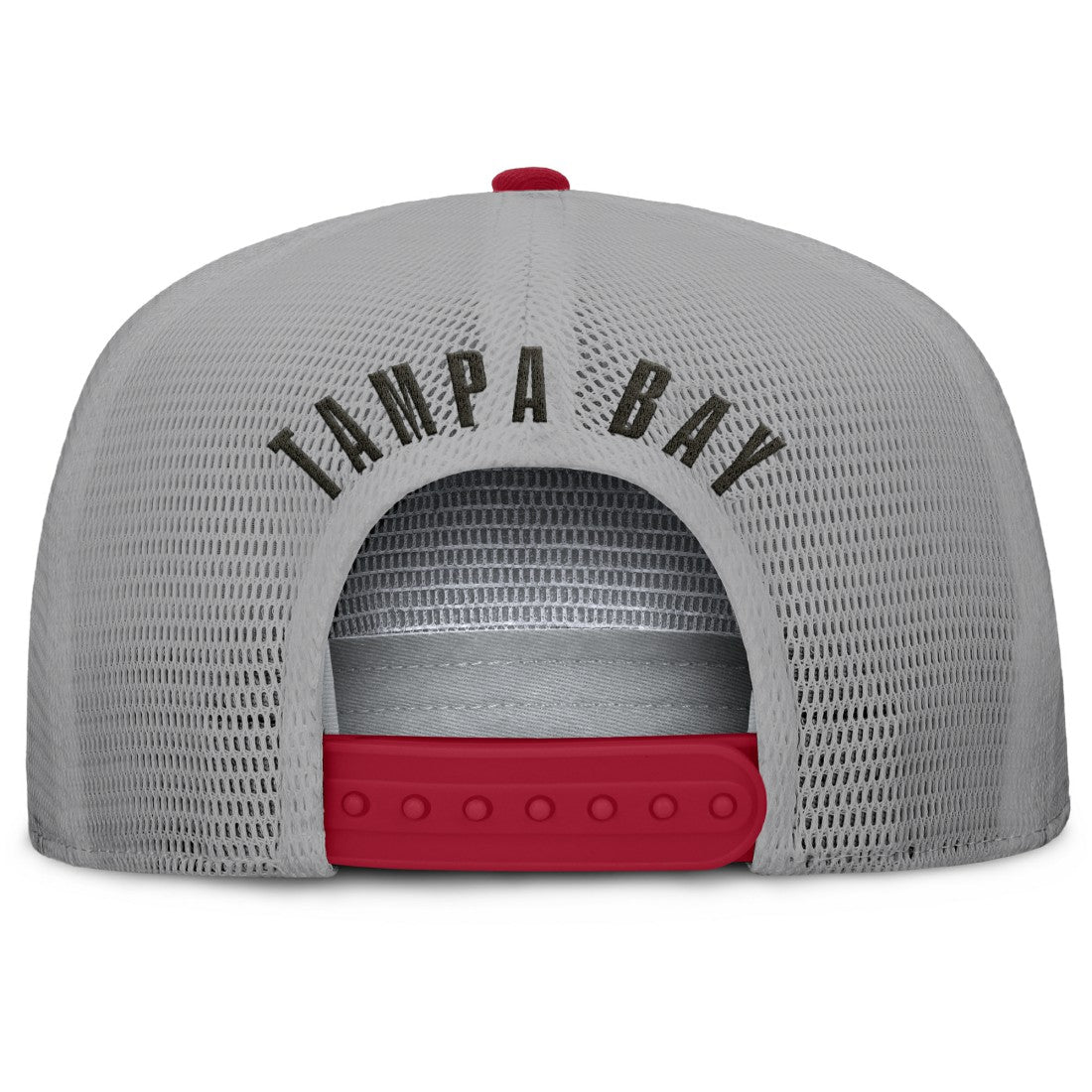 Tampa Bay Buccaneers Edge Rush Trucker Adjustable Hat Red/Gray