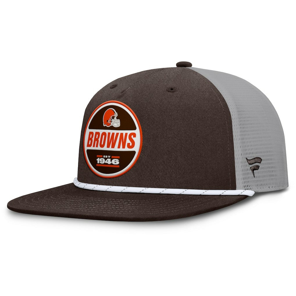 Cleveland Browns Edge Rush Trucker Adjustable Hat Brown/Gray