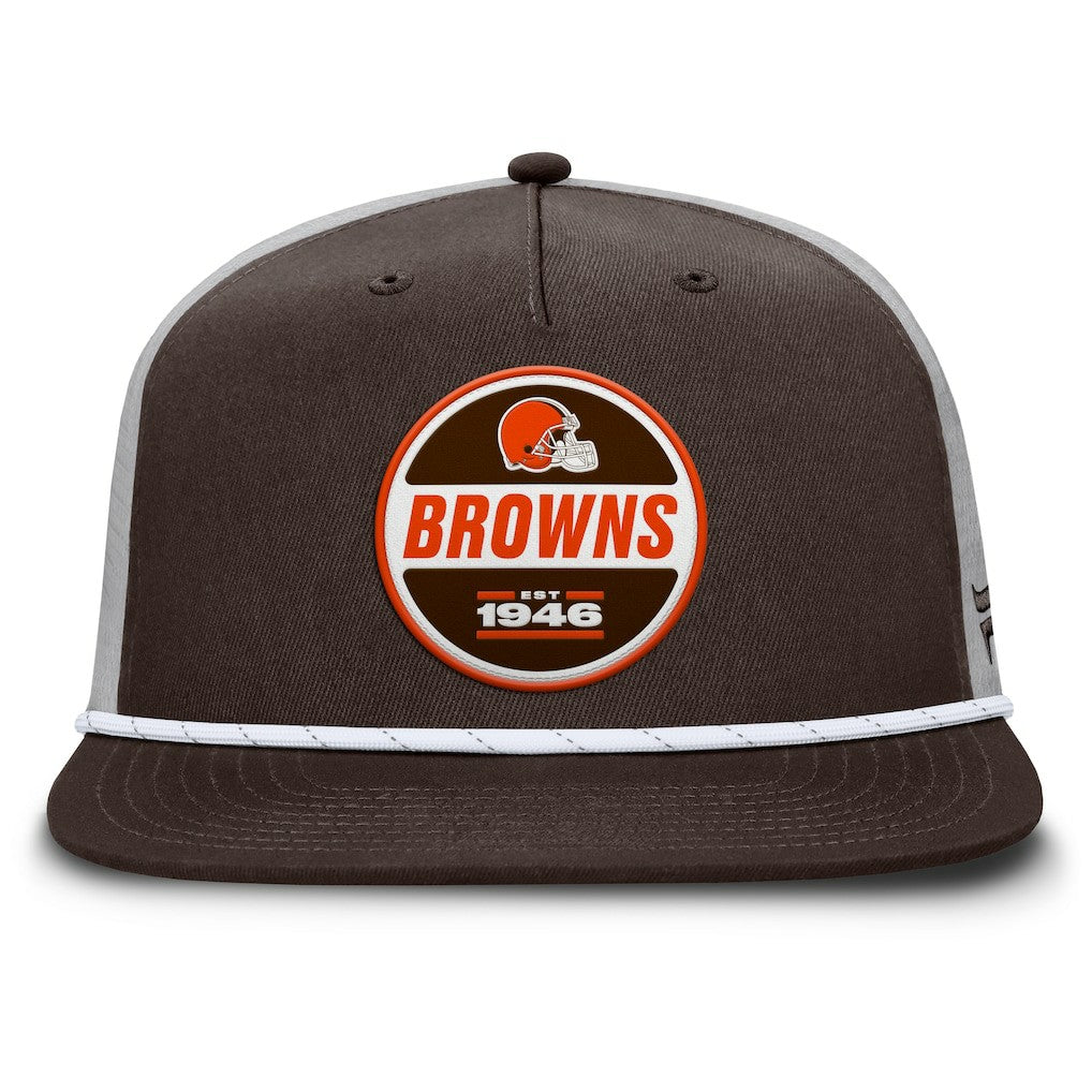 Cleveland Browns Edge Rush Trucker Adjustable Hat Brown/Gray