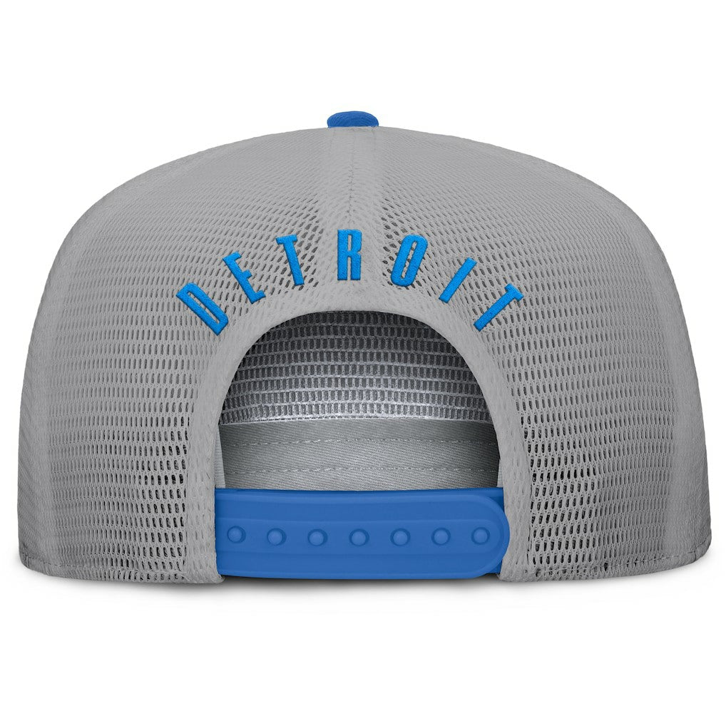 Detroit Lions Edge Rush Trucker Adjustable Hat Blue/Gray