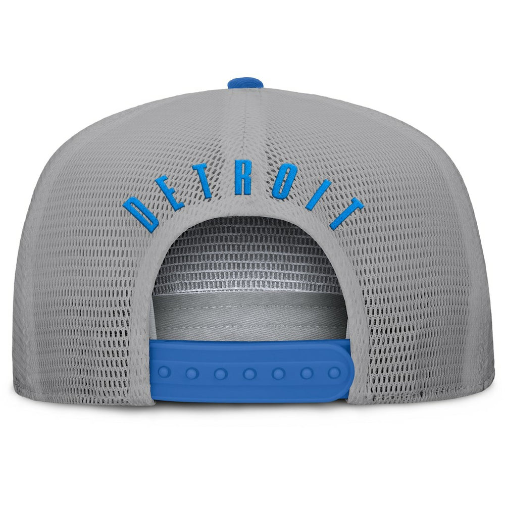 Detroit Lions Edge Rush Trucker Adjustable Hat Blue/Gray