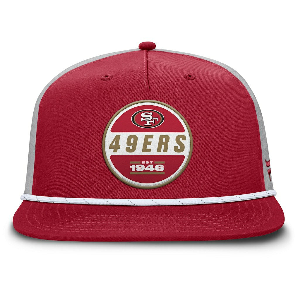 San Francisco 49ers Edge Rush Trucker Adjustable Hat Scarlet/Gray