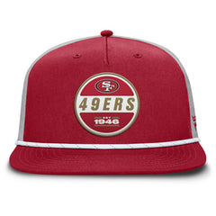 San Francisco 49ers Edge Rush Trucker Adjustable Hat Scarlet/Gray