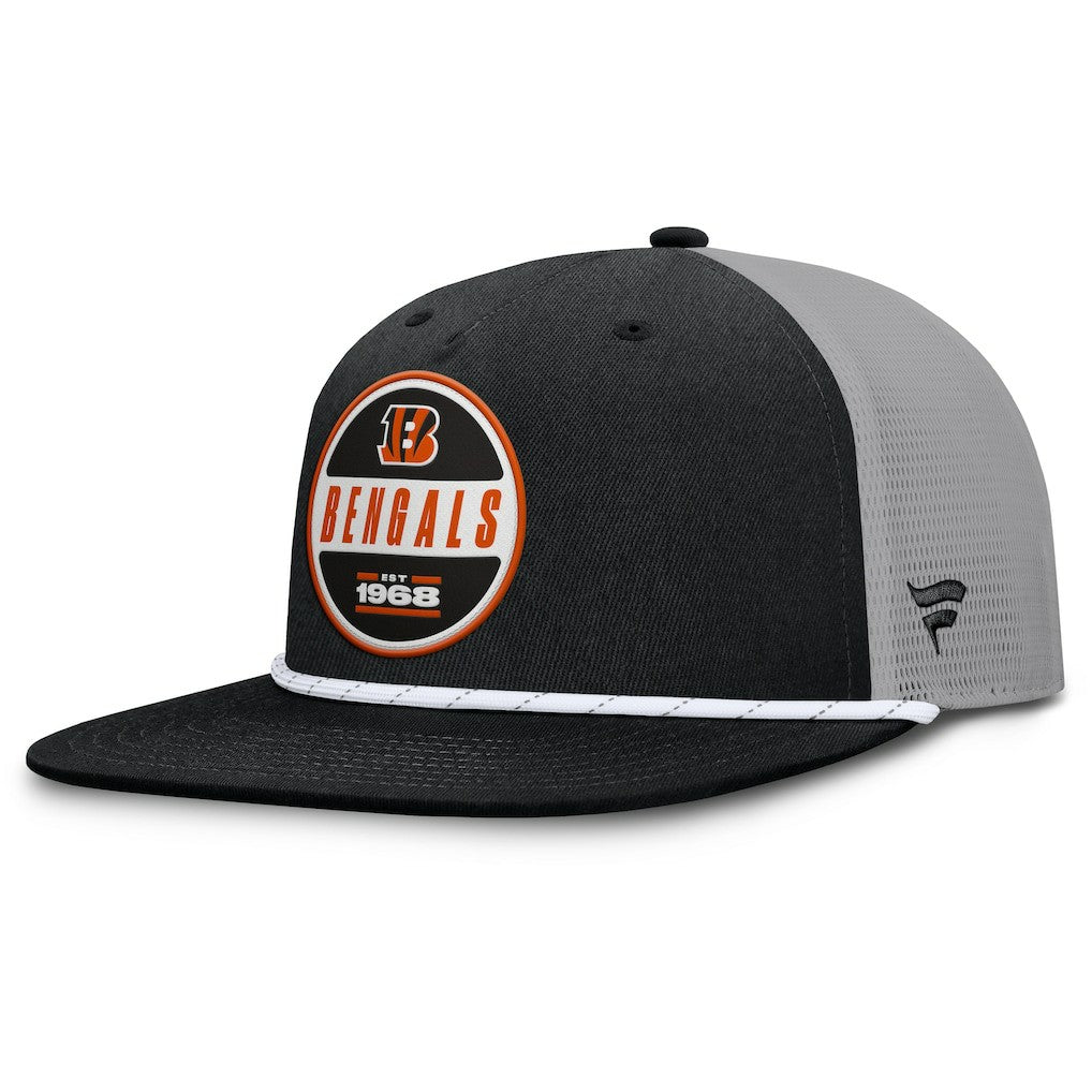 Cincinnati Bengals Edge Rush Trucker Adjustable Hat Black/Gray