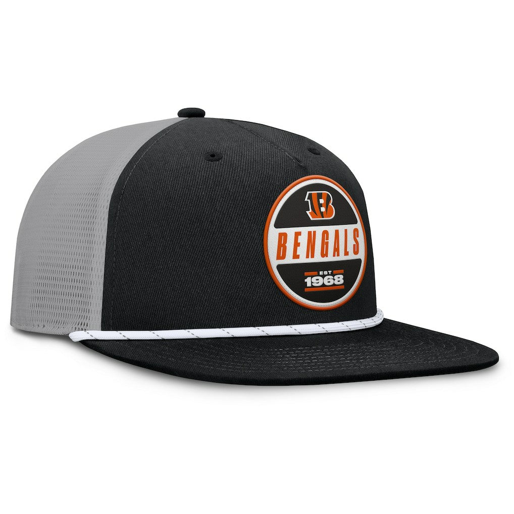 Cincinnati Bengals Edge Rush Trucker Adjustable Hat Black/Gray