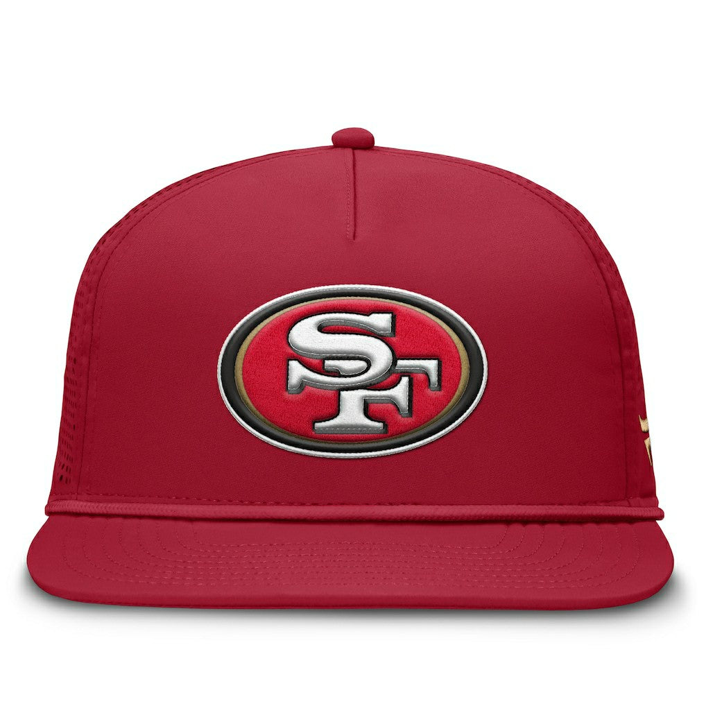 San Francisco 49ers Cryptic Trucker Adjustable Hat Scarlet