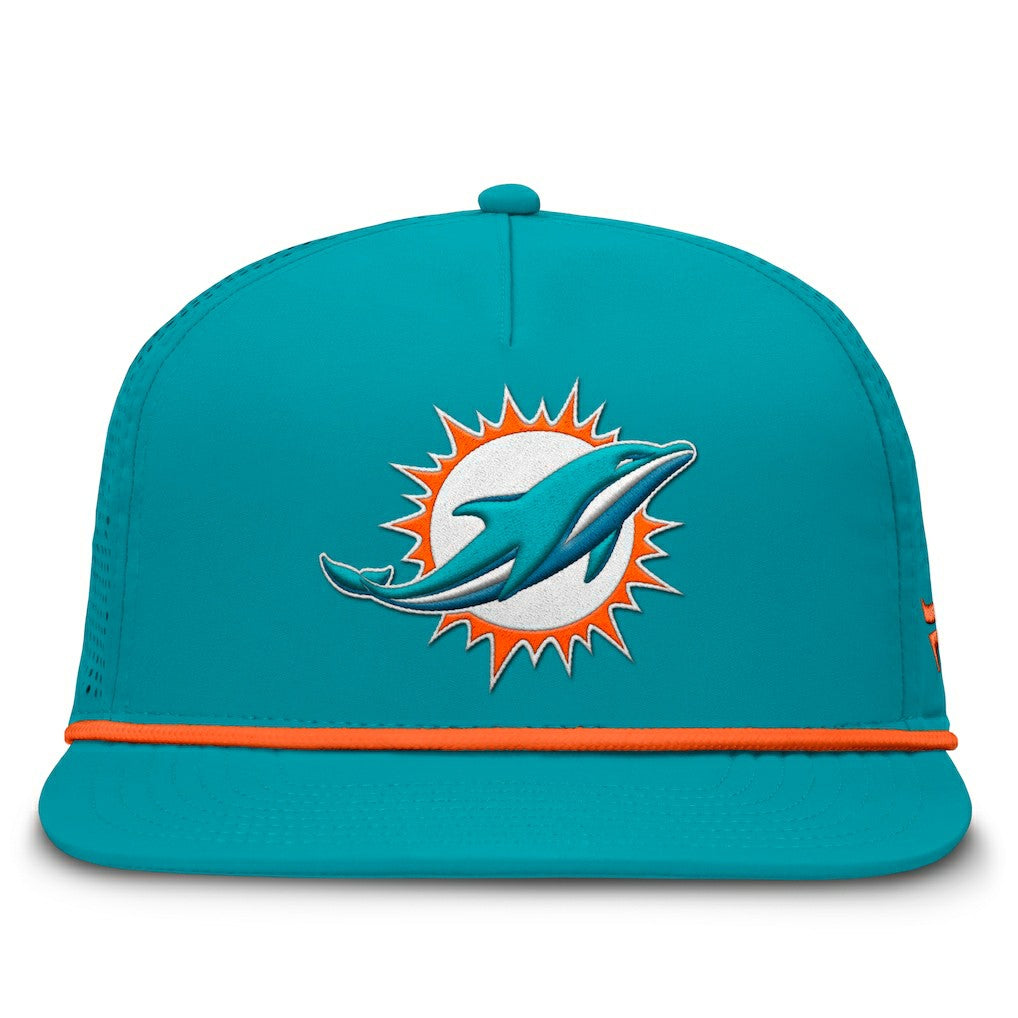 Miami Dolphins Cryptic Trucker Adjustable Hat Aqua