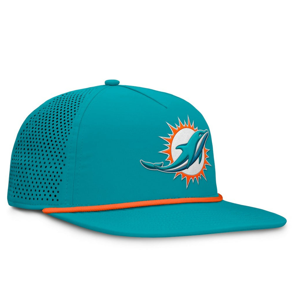Miami Dolphins Cryptic Trucker Adjustable Hat Aqua