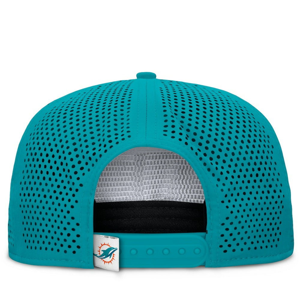 Miami Dolphins Cryptic Trucker Adjustable Hat Aqua