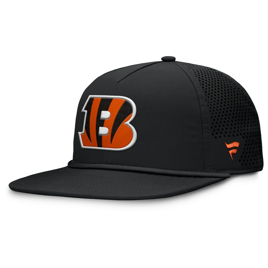 Cincinnati Bengals Cryptic Trucker Adjustable Hat Black