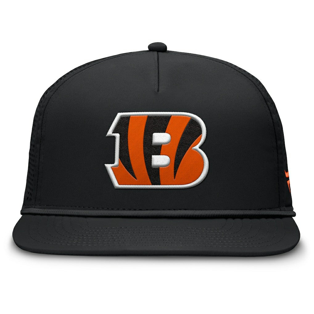 Cincinnati Bengals Cryptic Trucker Adjustable Hat Black
