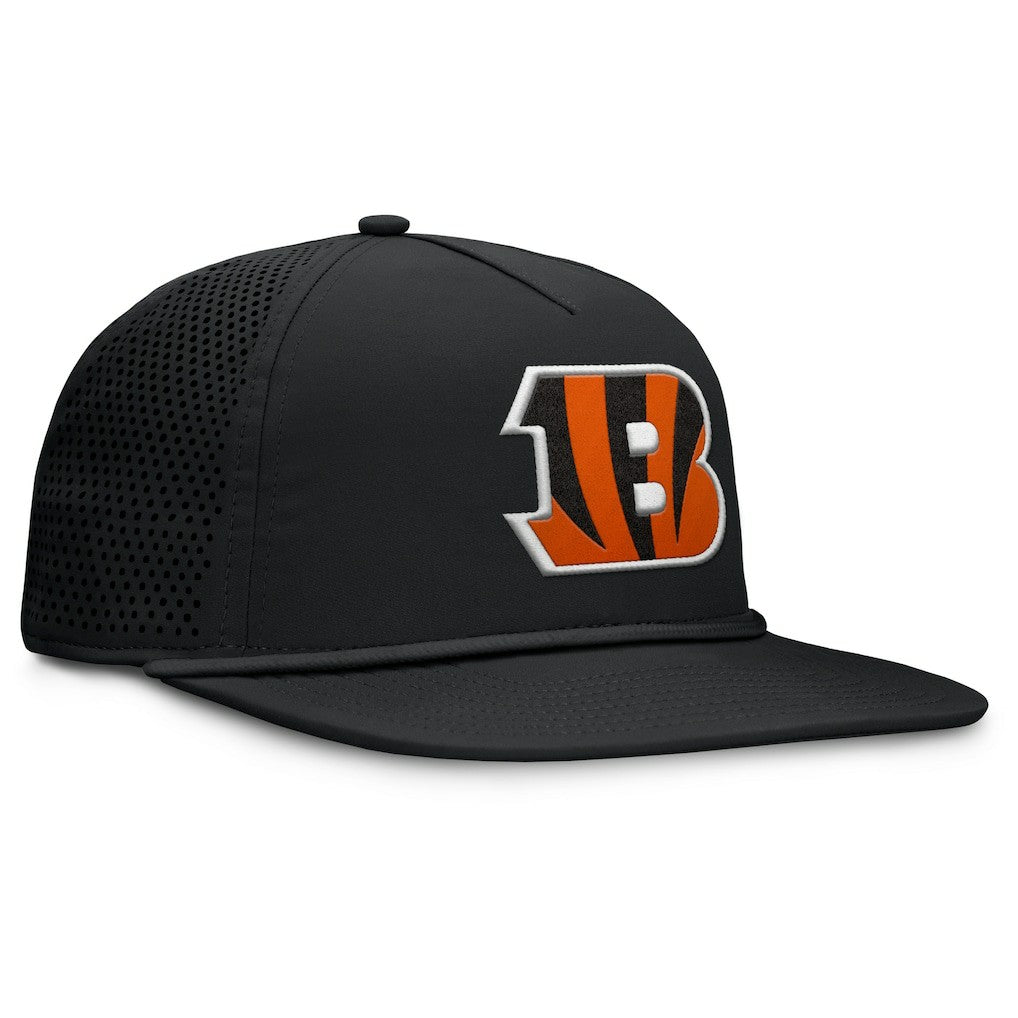 Cincinnati Bengals Cryptic Trucker Adjustable Hat Black