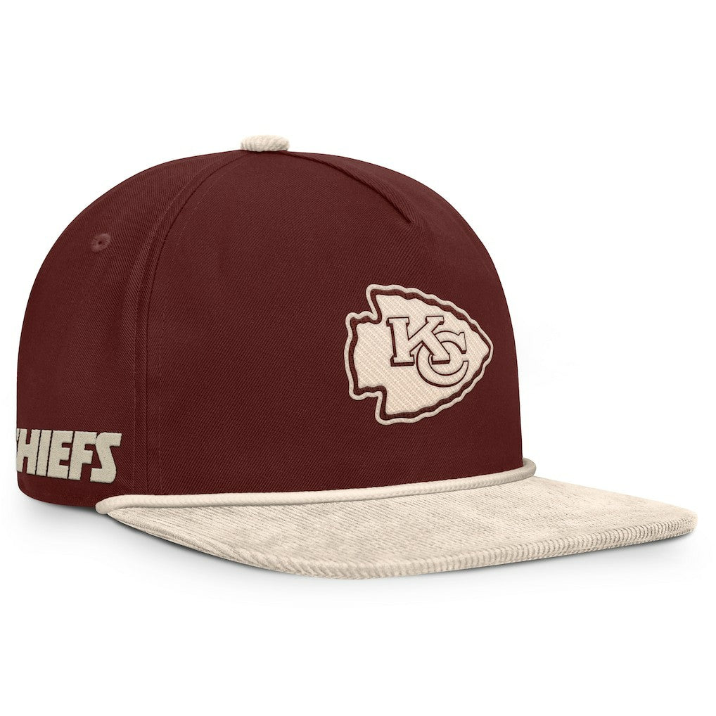 Kansas City Chiefs NFL Reminisce Golfer Adjustable Hat Brown