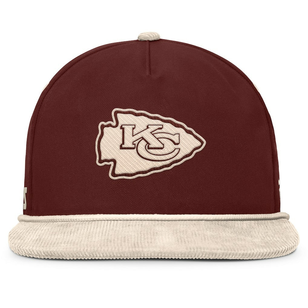 Kansas City Chiefs NFL Reminisce Golfer Adjustable Hat Brown