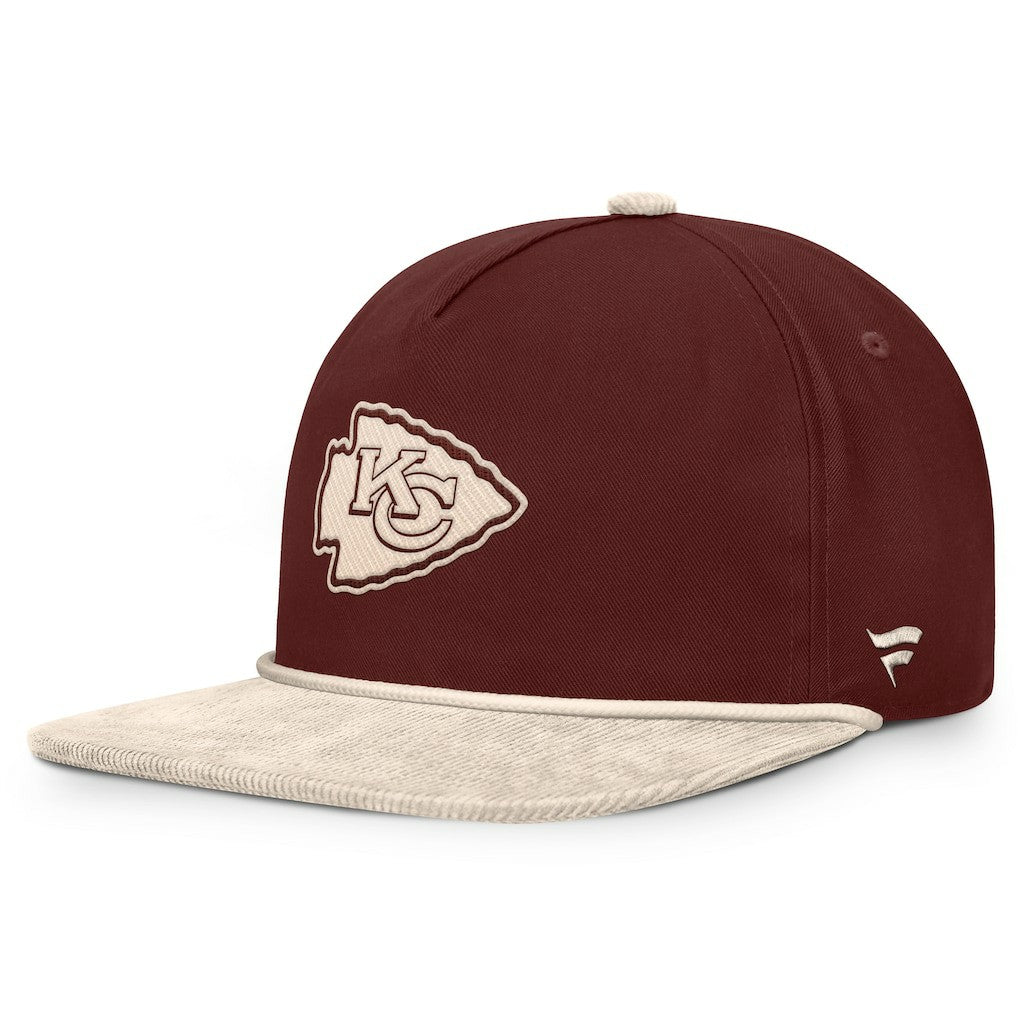 Kansas City Chiefs NFL Reminisce Golfer Adjustable Hat Brown