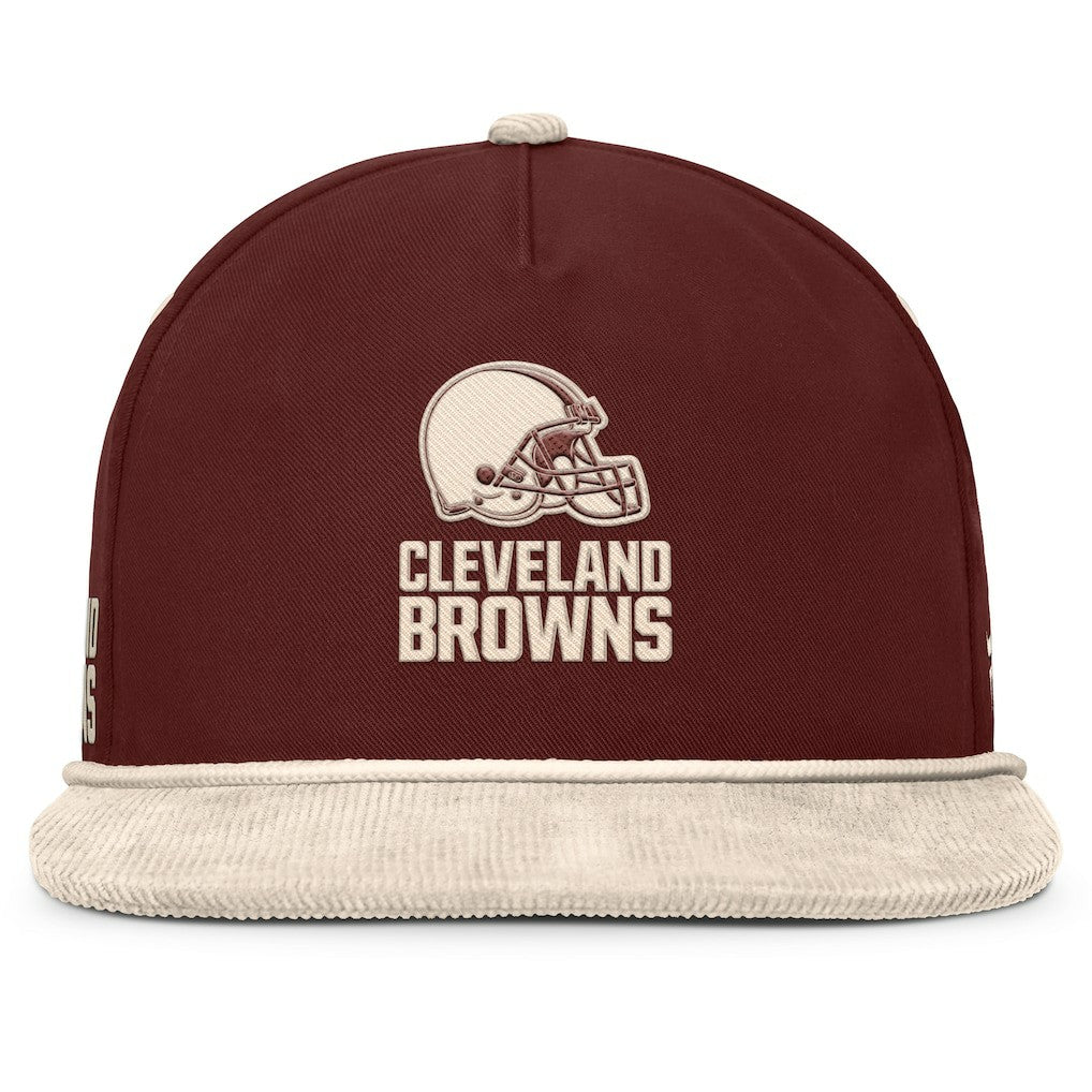 Cleveland Browns NFL Reminisce Golfer Adjustable Hat Brown