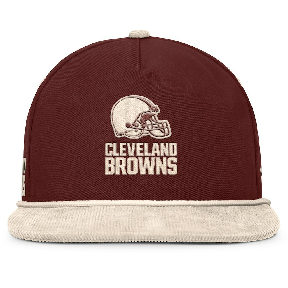 Cleveland Browns NFL Reminisce Golfer Adjustable Hat Brown