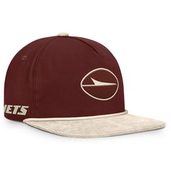 New York Jets NFL Reminisce Golfer Adjustable Hat Brown