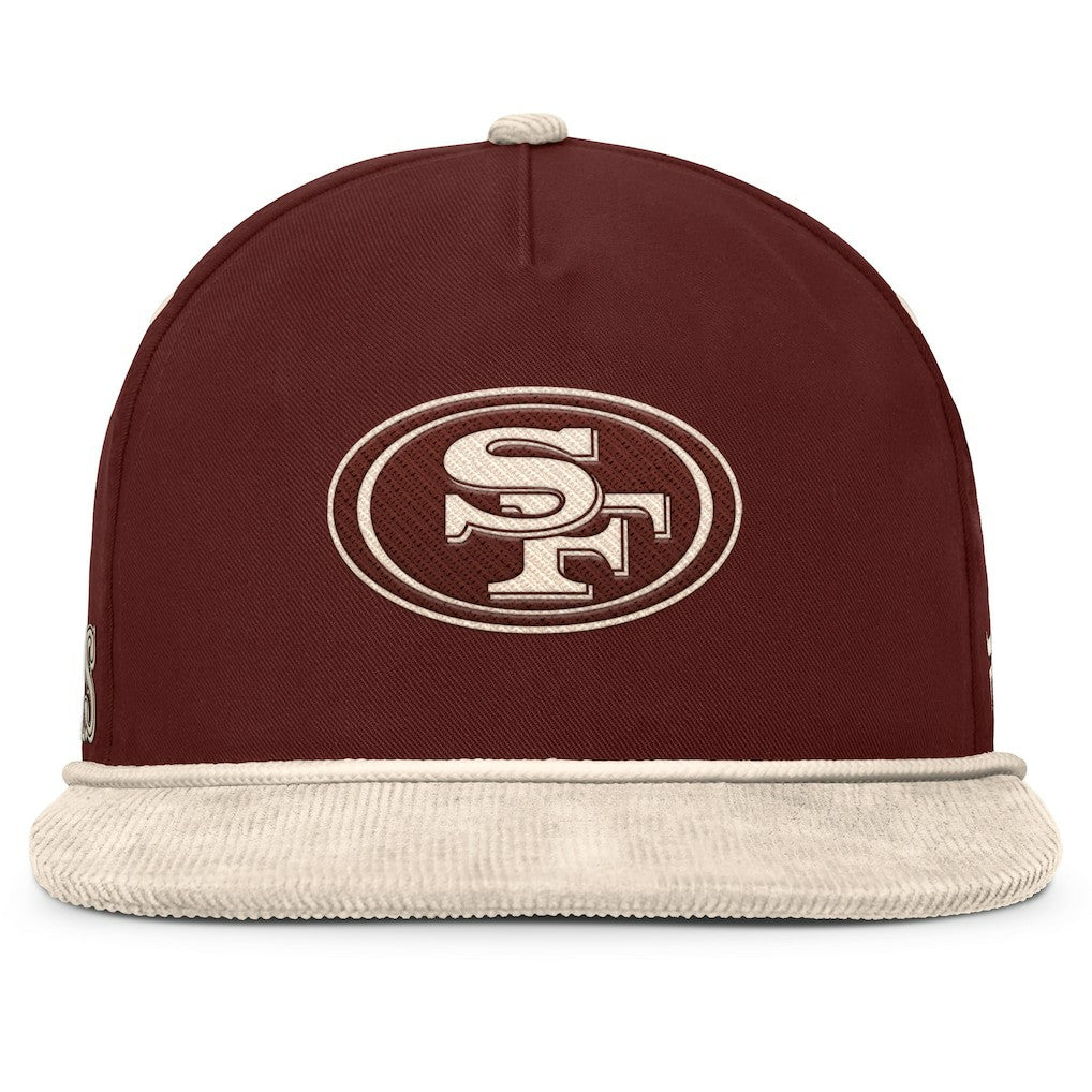 San Francisco 49ers NFL Reminisce Golfer Adjustable Hat Brown