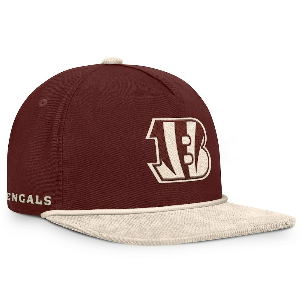 Cincinnati Bengals NFL Reminisce Golfer Adjustable Hat Brown