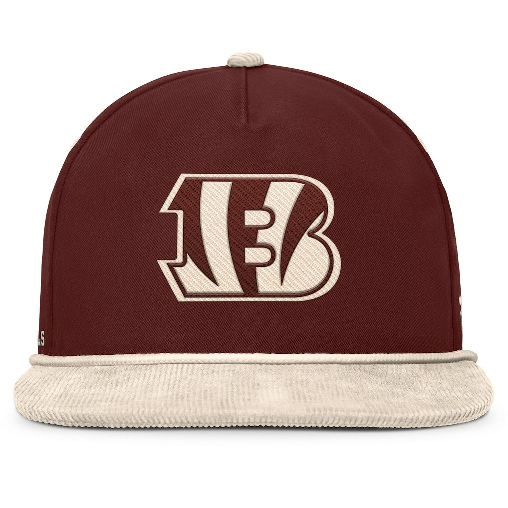 Cincinnati Bengals NFL Reminisce Golfer Adjustable Hat Brown