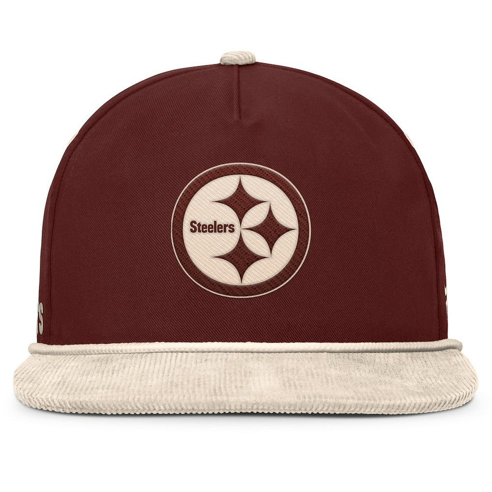 Pittsburgh Steelers NFL Reminisce Golfer Adjustable Hat Brown