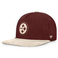 Pittsburgh Steelers NFL Reminisce Golfer Adjustable Hat Brown