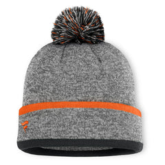 Cincinnati Bengals Motion Cuffed Knit Hat with Pom Heather Gray