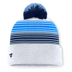Tennessee Titans Ghost Cuffed Knit Hat with Pom White