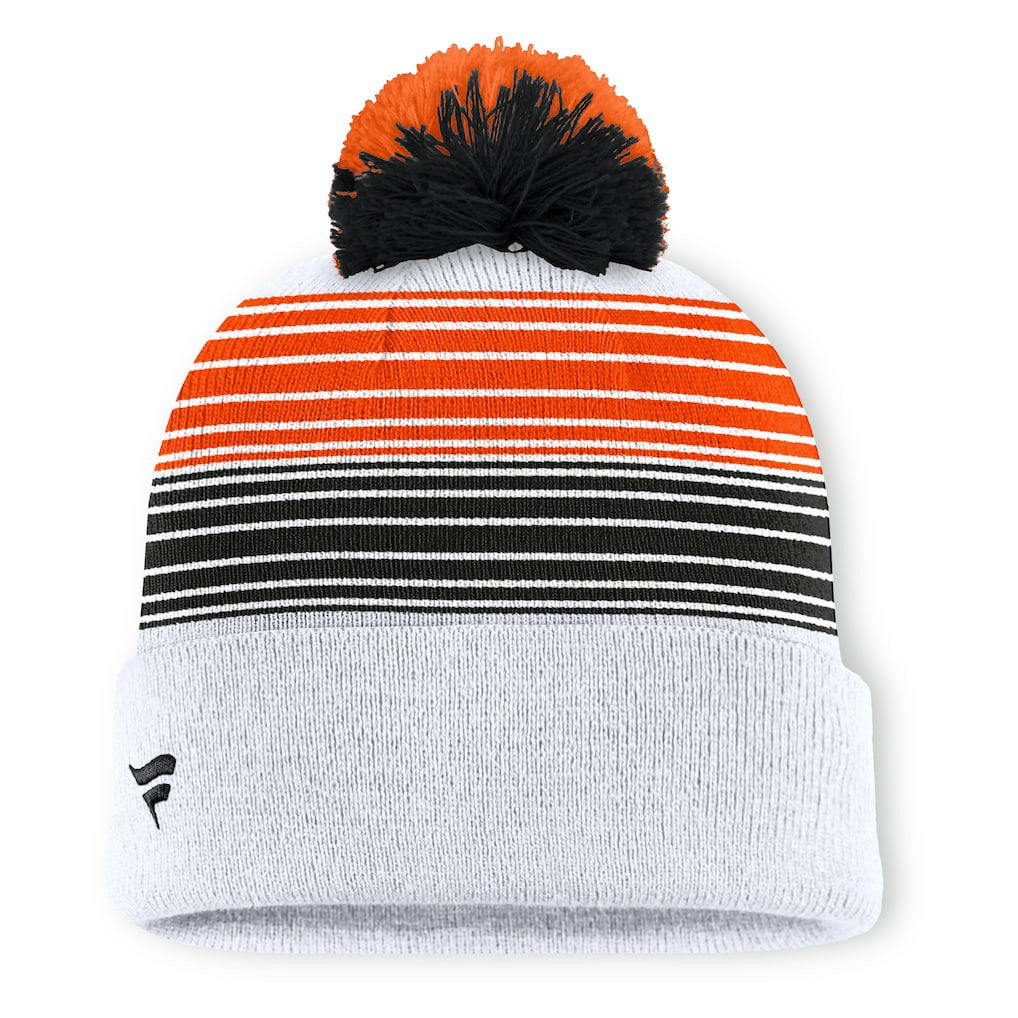 Cincinnati Bengals Ghost Cuffed Knit Hat with Pom White