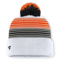 Cincinnati Bengals Ghost Cuffed Knit Hat with Pom White