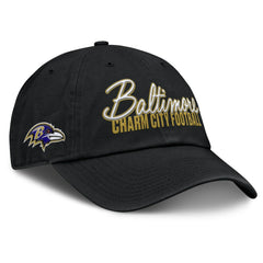Baltimore Ravens Women's Moxie Adjustable Hat Black