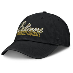 Baltimore Ravens Women's Moxie Adjustable Hat Black
