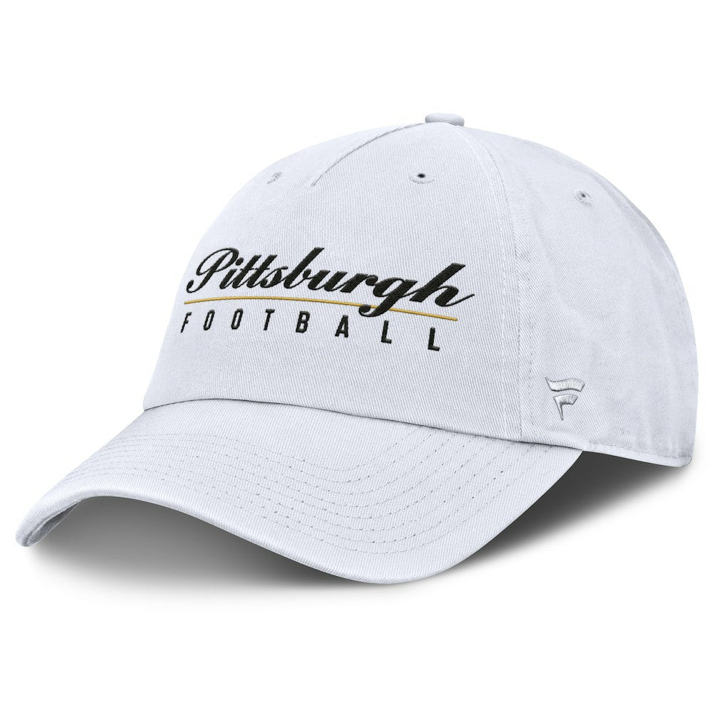 Pittsburgh Steelers Women's Harmony Adjustable Hat White