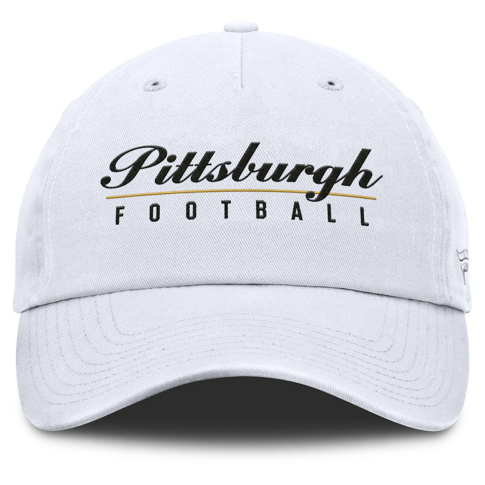 Pittsburgh Steelers Women's Harmony Adjustable Hat White