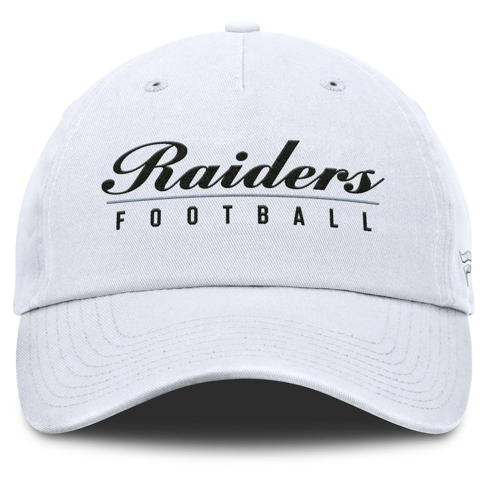 Las Vegas Raiders Women's Harmony Adjustable Hat White