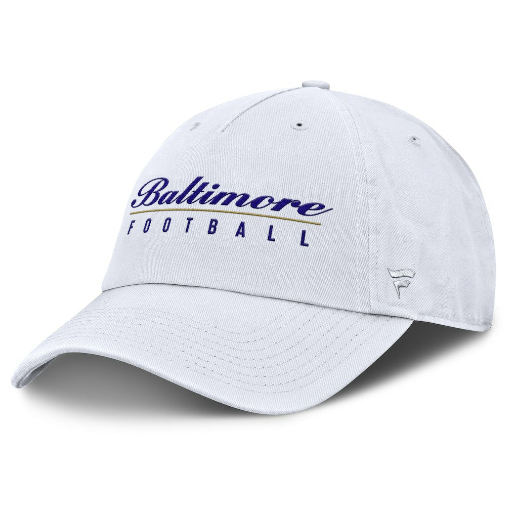 Baltimore Ravens Women's Harmony Adjustable Hat White