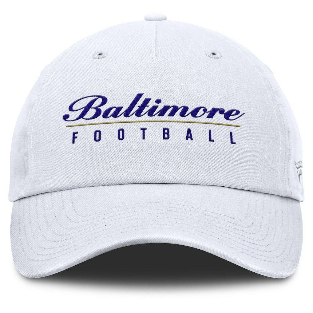 Baltimore Ravens Women's Harmony Adjustable Hat White