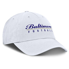 Baltimore Ravens Women's Harmony Adjustable Hat White