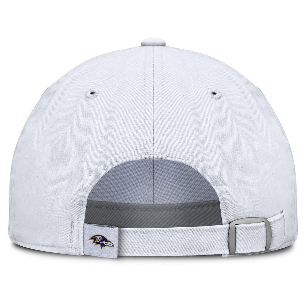 Baltimore Ravens Women's Harmony Adjustable Hat White