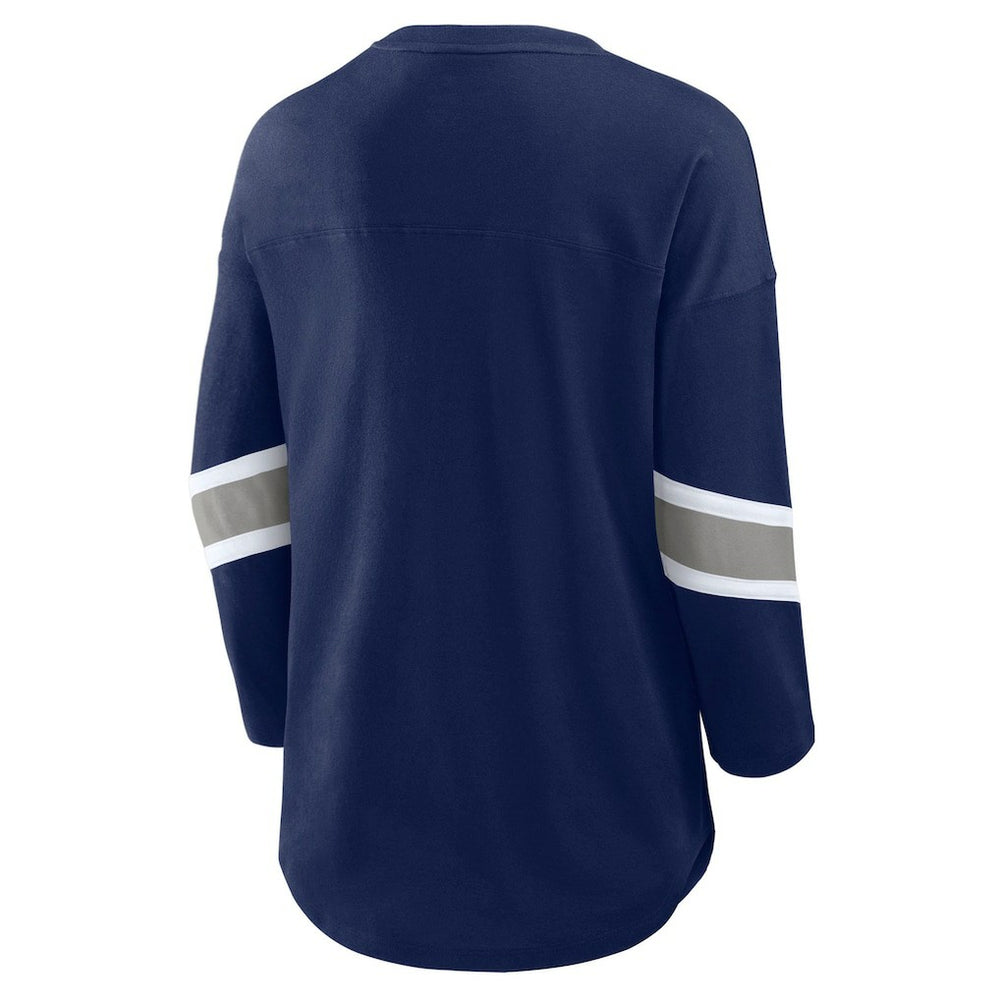 Dallas Cowboys Women's Redzone 3/4-Sleeve T-Shirt Navy