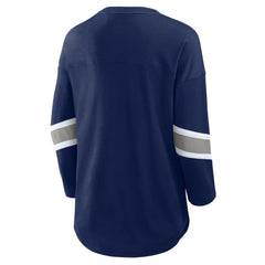 Dallas Cowboys Women's Redzone 3/4-Sleeve T-Shirt Navy