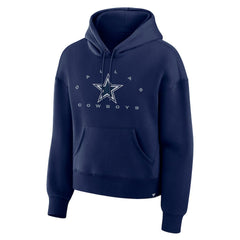 Dallas Cowboys Women's Eligible Receiver Legacy Pullover Hoodie Navy