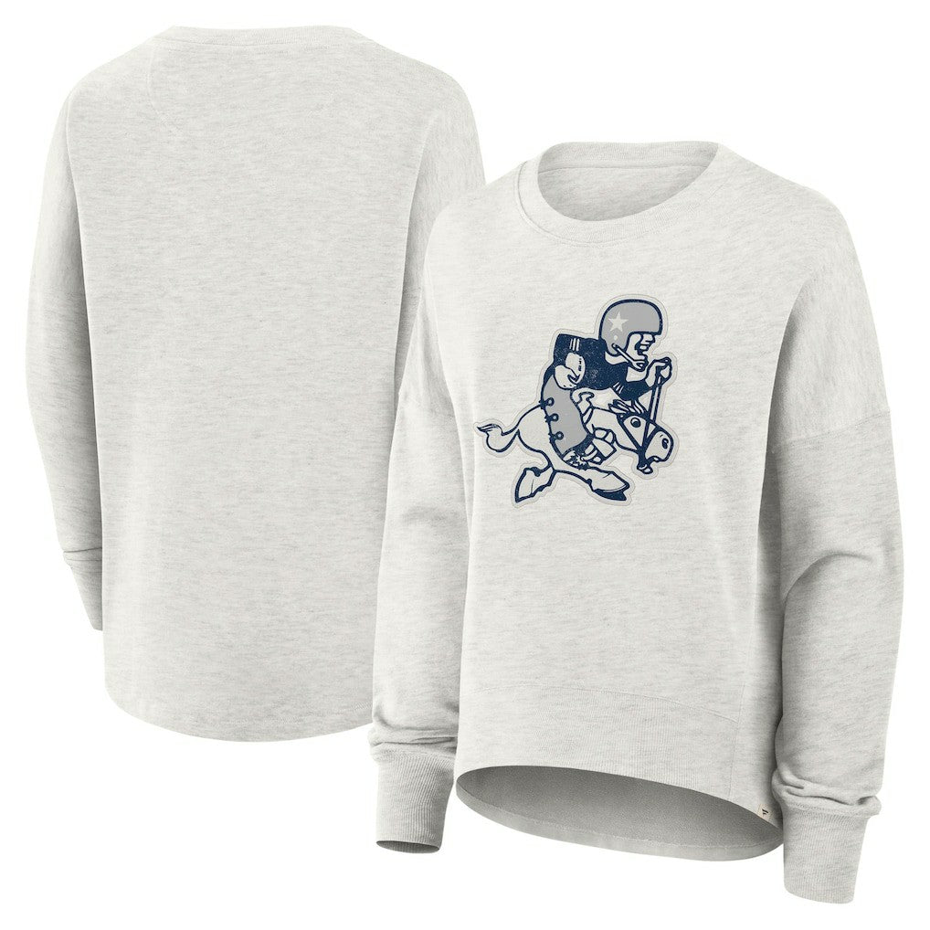 Dallas Cowboys Women's Oversized Hometown Pullover Sweatshirt Heather Gray